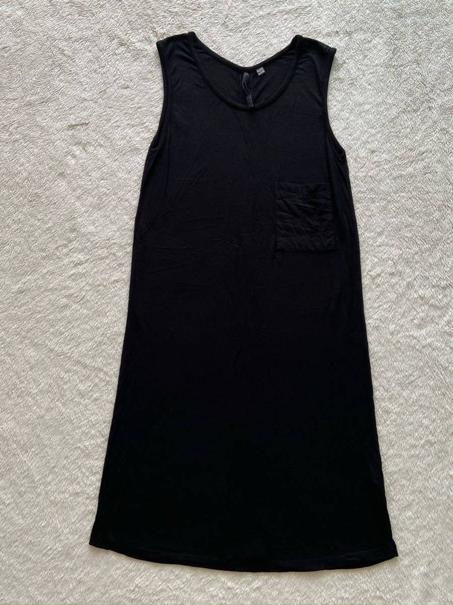 SILENT sizeXS カットソーワンピース ロングTシャツ ブラック 黒 サイレント拍卖