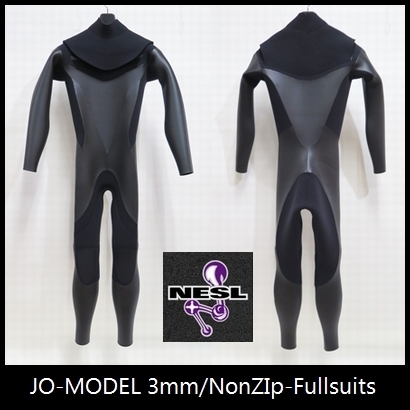 【上質ネッスル素材】ノンファスナー/3mmフルスーツ 【JOモデル】お好みにカスタムできます★レディースサイズ ウェットスーツ拍卖
