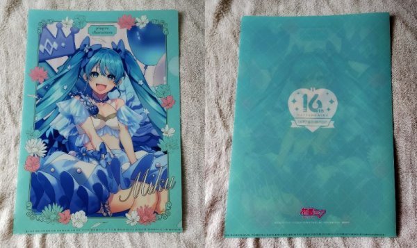 ♪◆初音ミク◆ドンキホーテ版2023 16周年 A4クリアファイル 初音ミク拍卖