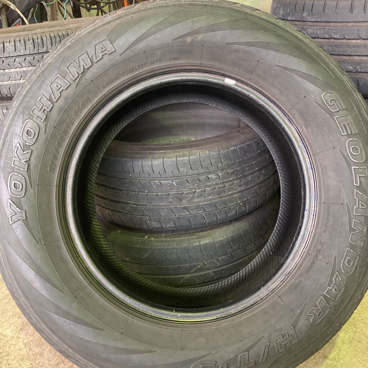 YOKOHAMA 275/65R17 5分山 プラド トヨタ ランドクルーザー拍卖