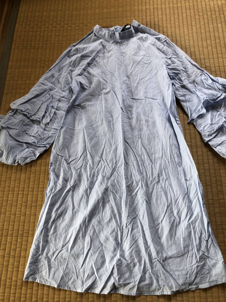 ZARA 水色のワンピース サイズXS拍卖