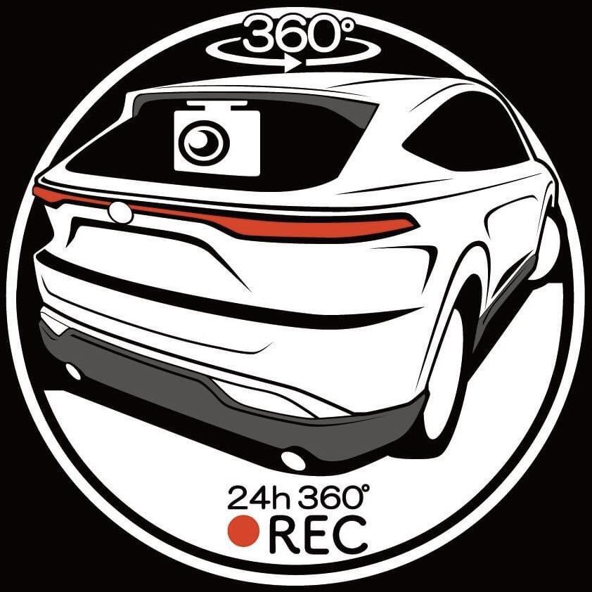 車種やカラー変更可 トヨタ ハリアー ドライブレコーダー ドラレコ ステッカー カッティングステッカー拍卖