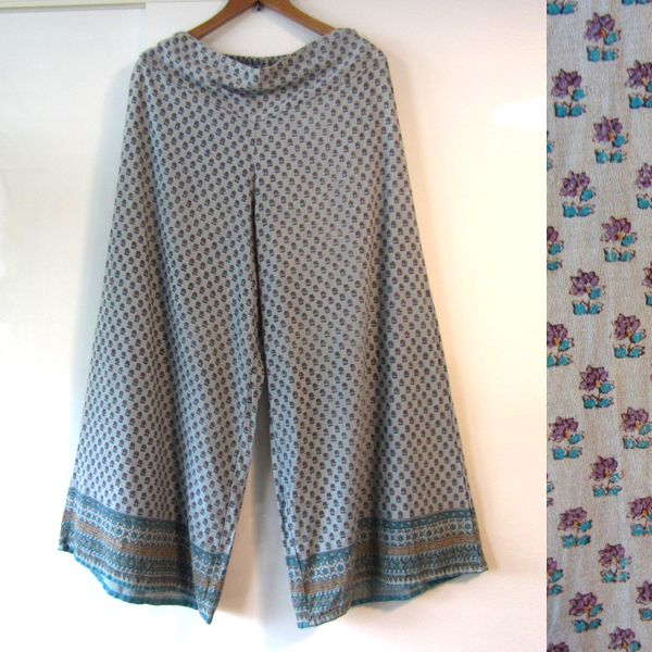 美品 JAGANNATH エスニックな柄が素敵なワイドパンツ拍卖