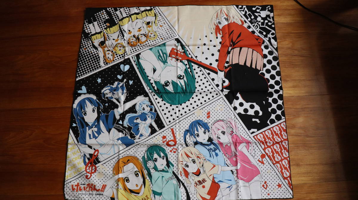 **けいおん!! ふろしき 放課後ショット柄 未使用 ムービック movic エンスカイ ensky 放課後ティータイム HTT 桜高軽音部 K-ON!拍卖