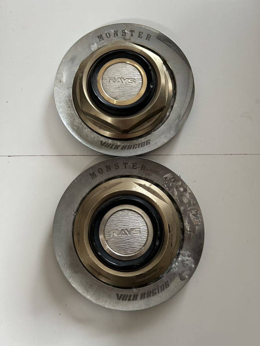 【 当時物 】 rays volk racing レイズ ボルクレーシング センターキャップ 2個セット拍卖