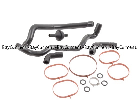 【優良品】 Mercedes-Benz M271 直4 ブローバイホース SET W203 W204 C200 C180 C230 Cクラス コンプレッサー 2710100082 セット拍卖