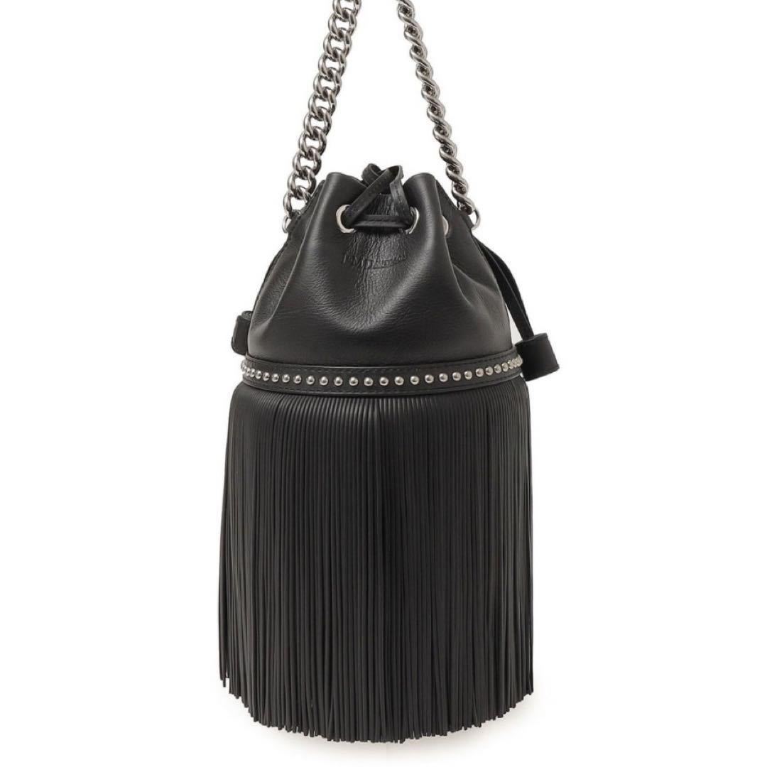 新品 J&M Davidson フリンジ カーニバル ミニ ブラック 黒 人気 フリンジ スタッズ シルバー バッグ プレゼント ショルダーバッグ 未使用拍卖