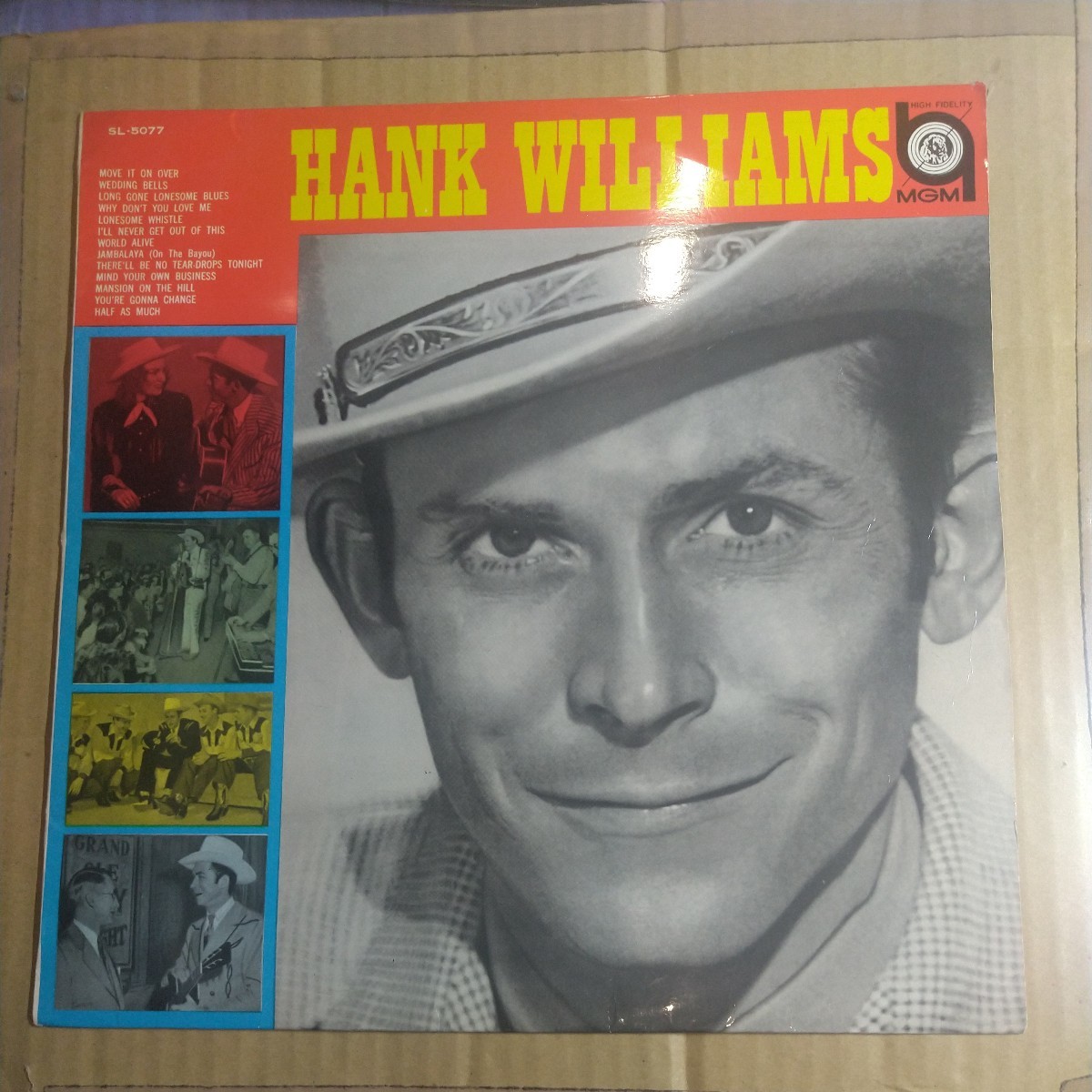 【希少】ハンク・ウイリアムズ「S.T. ハンクは生きている」邦LPレコード 1962年 ペラジャケ★★hank williams with drifting cowboys拍卖