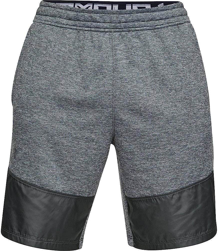 【KCM】Z-2under-85-MD★展示品★【アンダーアーマー】メンズ トレーニング MK-1テリーショーツ ショートパンツ 1327406 グレー サイズMD拍卖