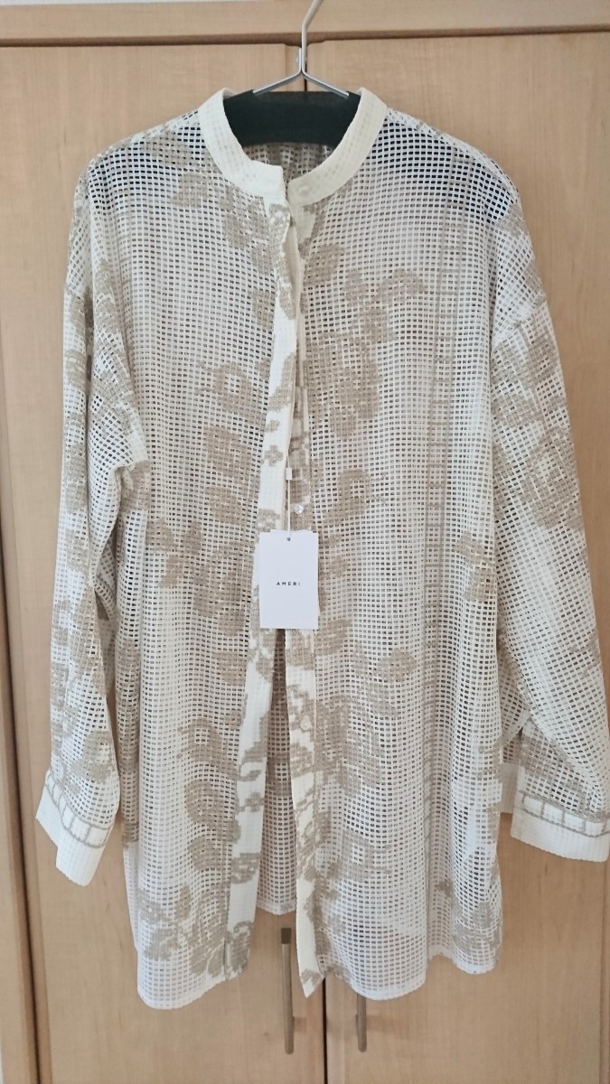 【新品未使用】『AMERI(アメリ)』MEDI CROSS STITCH LIKE SHIRT〈FREE〉拍卖