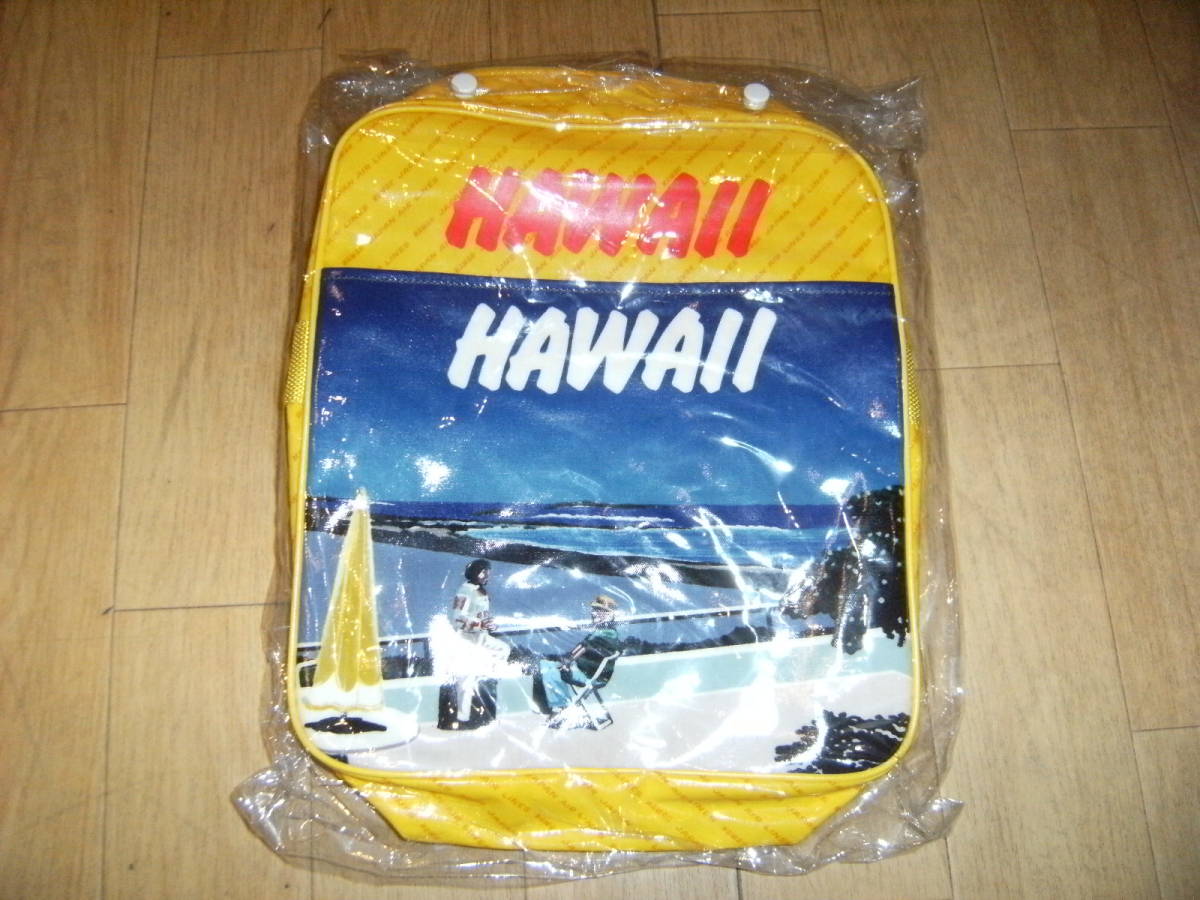 未使用★昭和レトロ★90年代★海外旅行 飛行機 HAWAII ハワイ JAL 日本航空 ショルダーバッグ 旅行バッグ★南国 サーフィン フラダンス拍卖