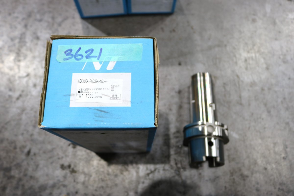 《3621》NT TOOL ハイドロチャック 未使用 新古品 マシニングセンター HSK100A-PHC32A-165-H BT-4A 日研工作所拍卖