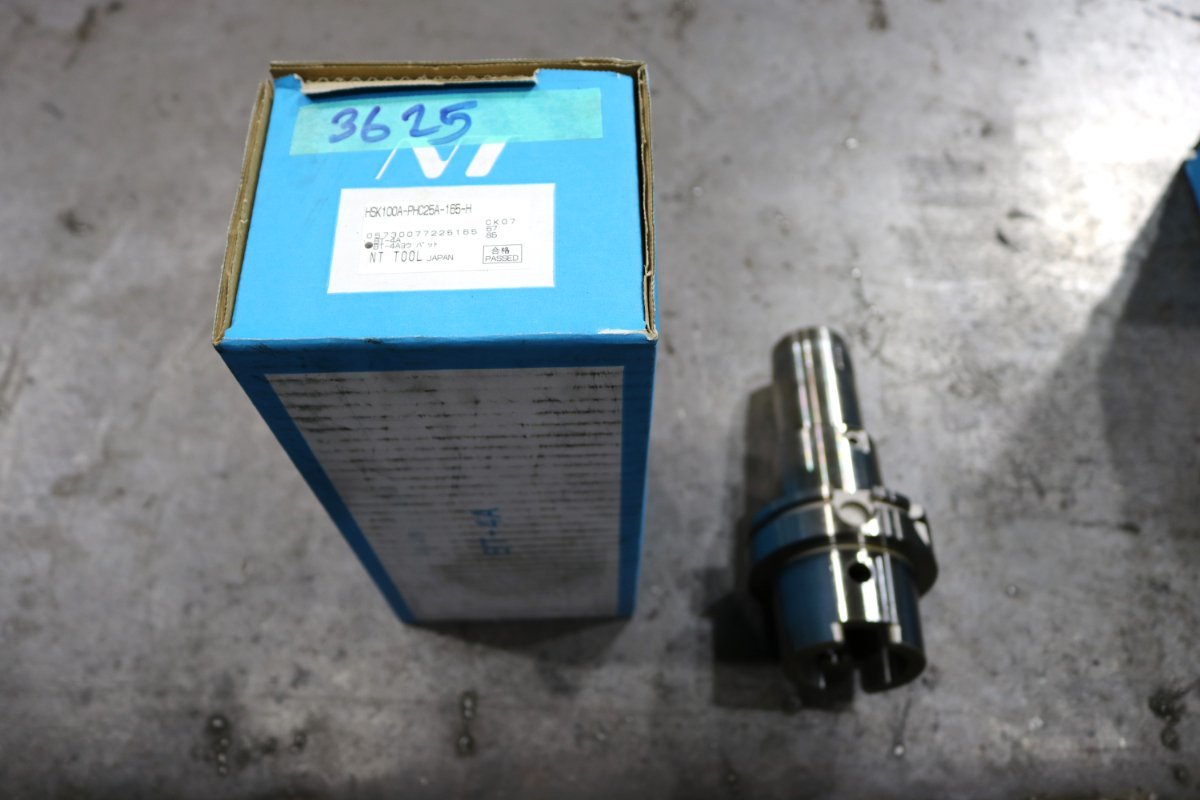 《3625》NT TOOL ハイドロチャック 未使用 新古品 マシニングセンター HSK100A-PHC25A-165-H BT-4A 日研工作所拍卖