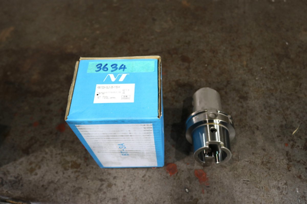 《3637》NT TOOL サイドロックホルダー 未使用 新古品 マシニングセンター HSK100A-SL2-25-115-H BT-3A 日研工作所拍卖