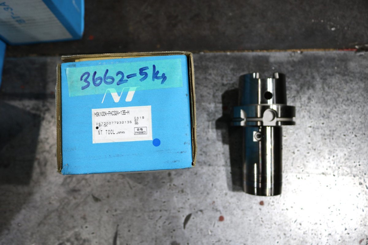 《3662》NT TOOL ハイドロチャック 未使用 新古品 マシニングセンター HSK100A-PHC32A-135-H BT-3A 日研工作所拍卖