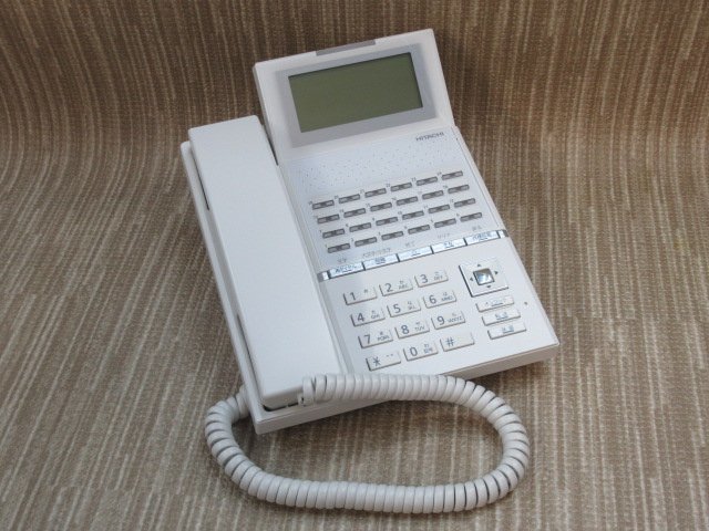 ΩYI 415 o 保証有 日立 HI-24G-TELSDA MX-01/CX-01 V2 24ボタン多機能電話機 18年製 綺麗・祝10000!取引突破!!拍卖
