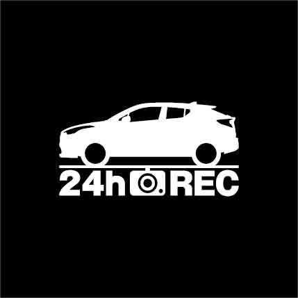 【ドラレコ】トヨタ C-HR【10系】前期型 24時間 録画中 ステッカー拍卖