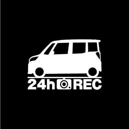 【ドラレコ】日産 デイズルークスハイウェイスター【B21系】後期型 24時間 録画中 ステッカー拍卖