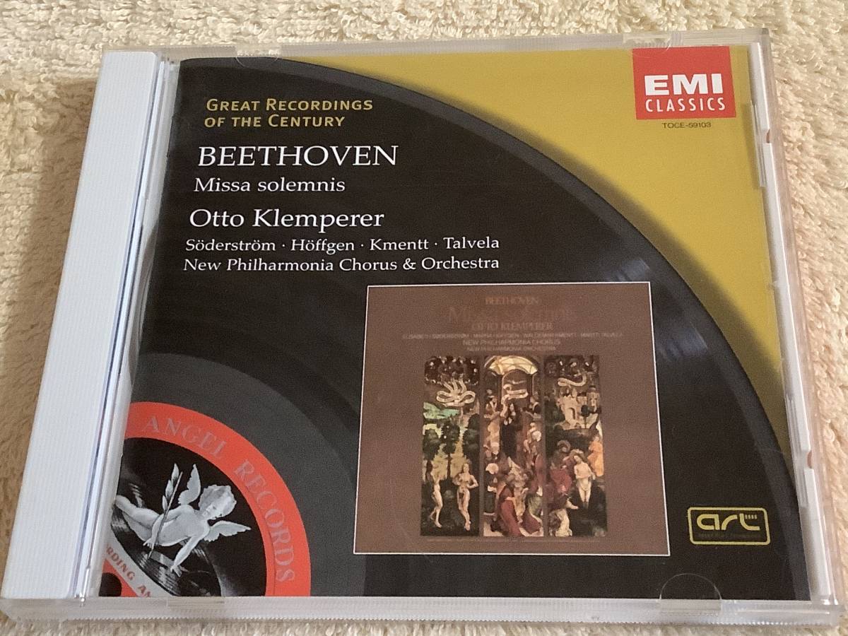 a クレンペラー:ベートーヴェン荘厳ミサ曲 / ニュー・フィルハーモニア管弦楽団及び合唱団 / TOCE-59103拍卖