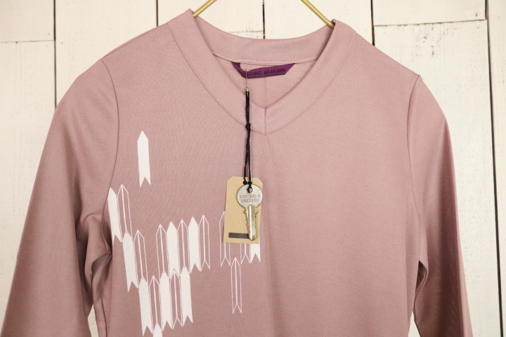 【新品】☆シンイチロウアラカワ:5分袖 Vネック カットソー Tシャツ ブラウン S 90's/SHINICHIRO ARAKAWA/¥19,000/レディース拍卖