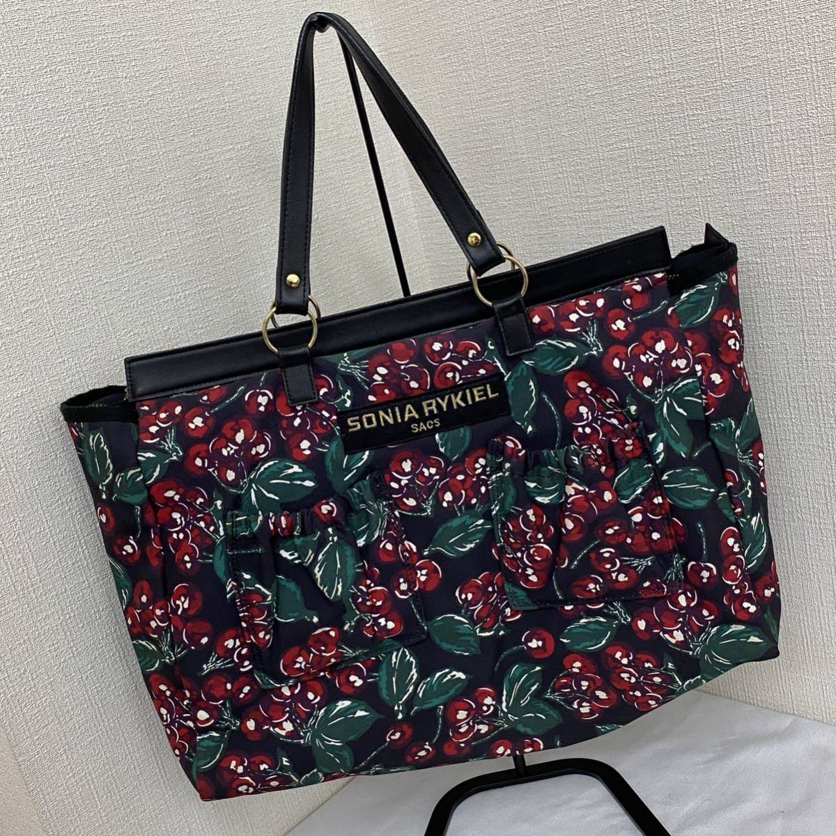 SONIA RYKIEL ソニアリキエル トートバッグ チェリー no.50拍卖