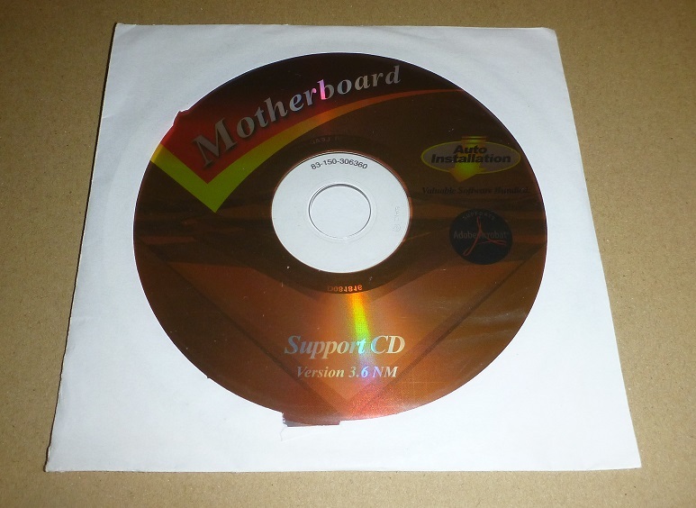 CDR020 CD-ROM マザーボード付属品 Ver.3.6NM 拍卖