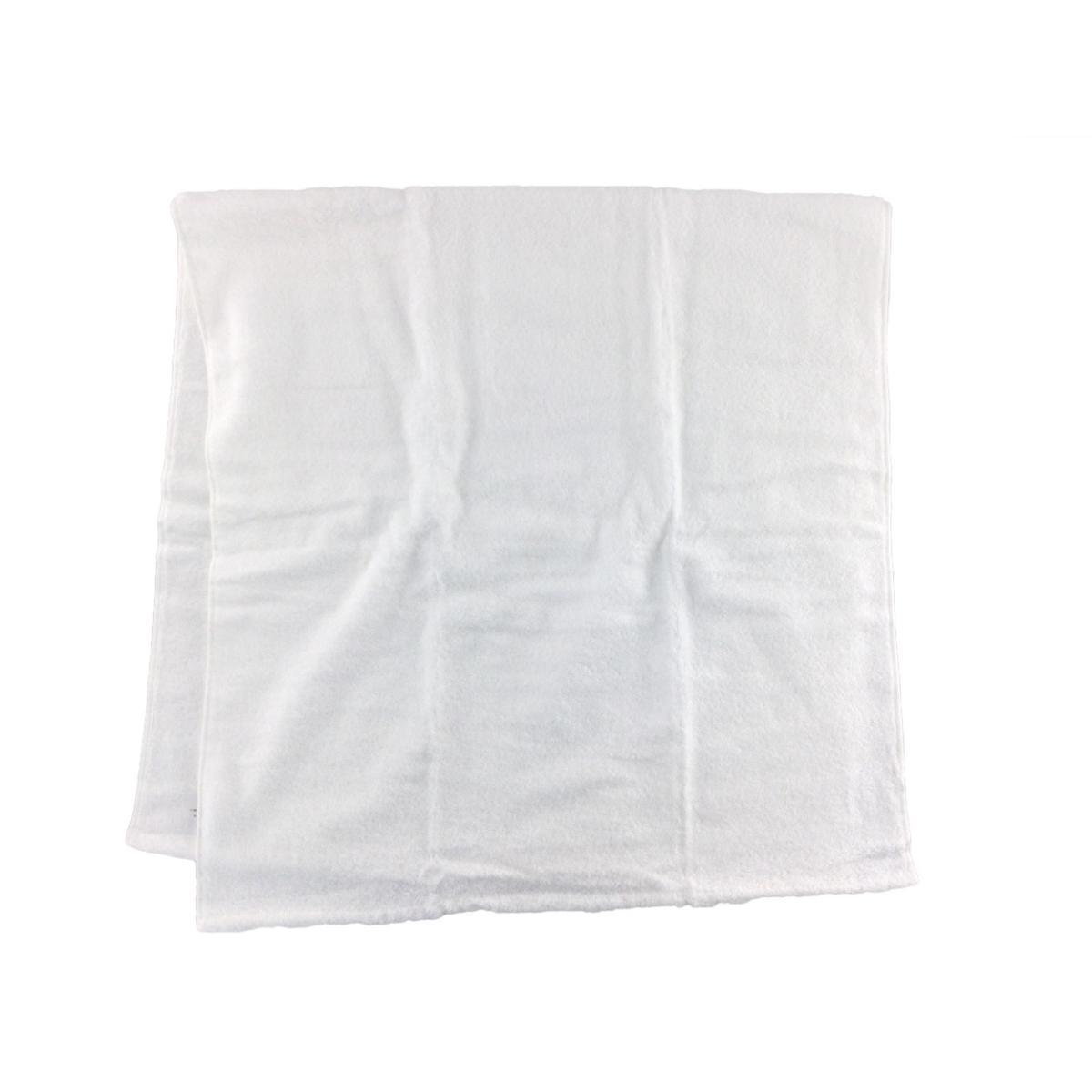 バスタオル 高吸水速乾 綿100% ふんわり厚手 60x120cm オフホワイト拍卖