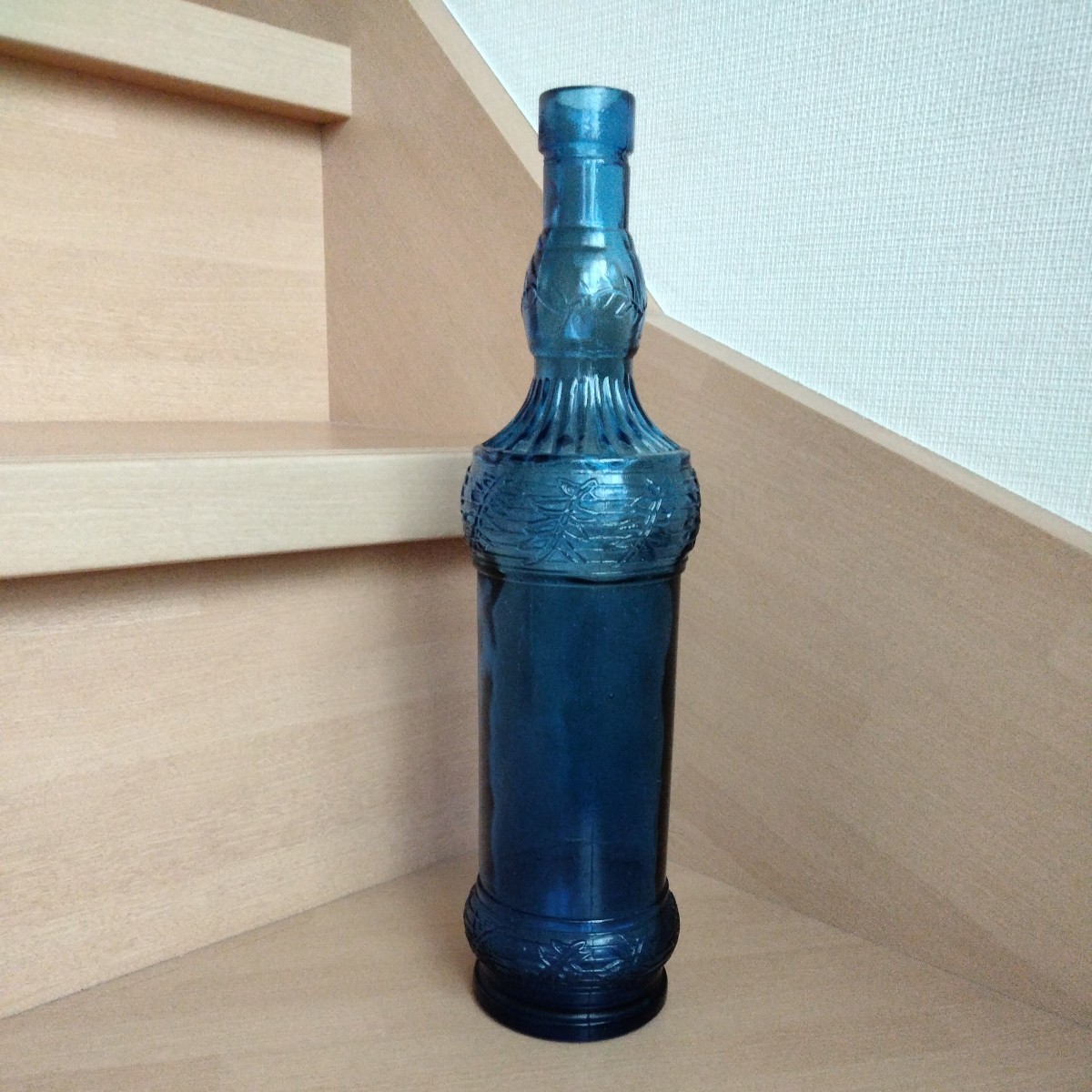 空瓶(ブルー) 当時物 昭和レトロ 骨董 アンティーク拍卖