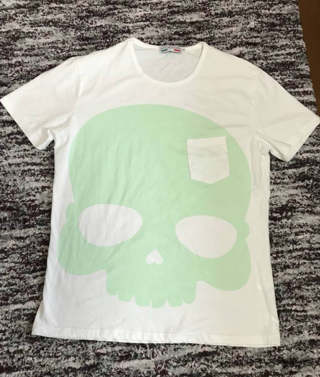 美品!HYDROGEN ハイドロゲン Tシャツ BIGシルエット ホワイト 白 サイズXXL拍卖