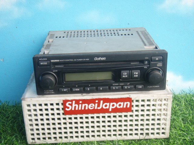 ★ GD1 フィット 08A02-4L0-150A ホンダ 純正 ギャザーズ オーディオ CD ラジオ 190266JJ拍卖