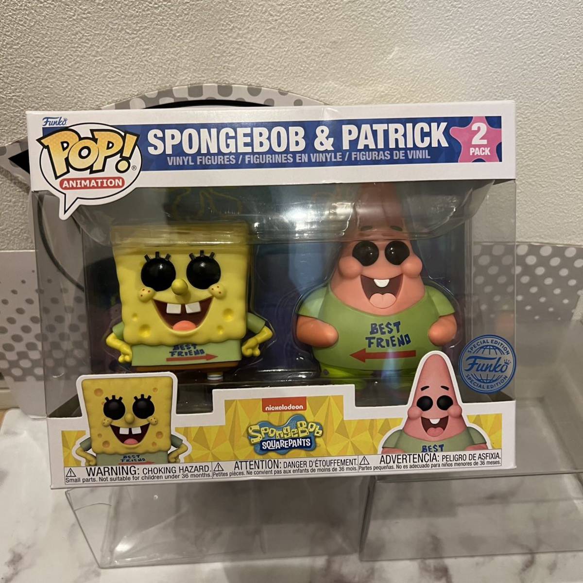 限定FUNKO POP! スポンジボブ&パトリック ベストフレンドTシャツ拍卖
