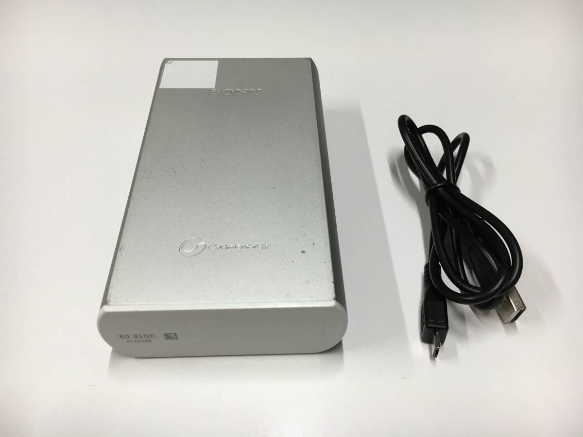 A20492)大容量 SONY USBポータブル電源 CP-S20 モバイルバッテリー 3.7V/20000mAh アルミボディ 中古拍卖