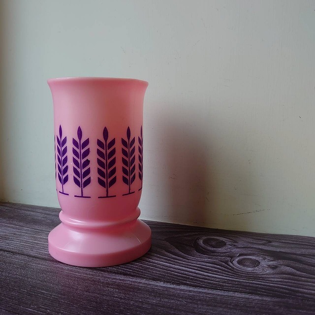 台湾キッチン◆箸立て ピンク◆ビンテージ 古道具 デッドストック拍卖
