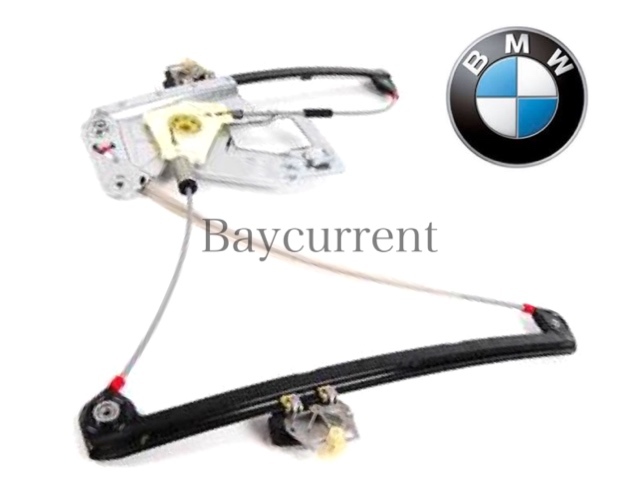 正規純正品 BMW フロント パワー ウィンドー レギュレター 右 RH 5シリーズ 520d 525d 525td 525tds 530d レギュレーター 51338252394拍卖