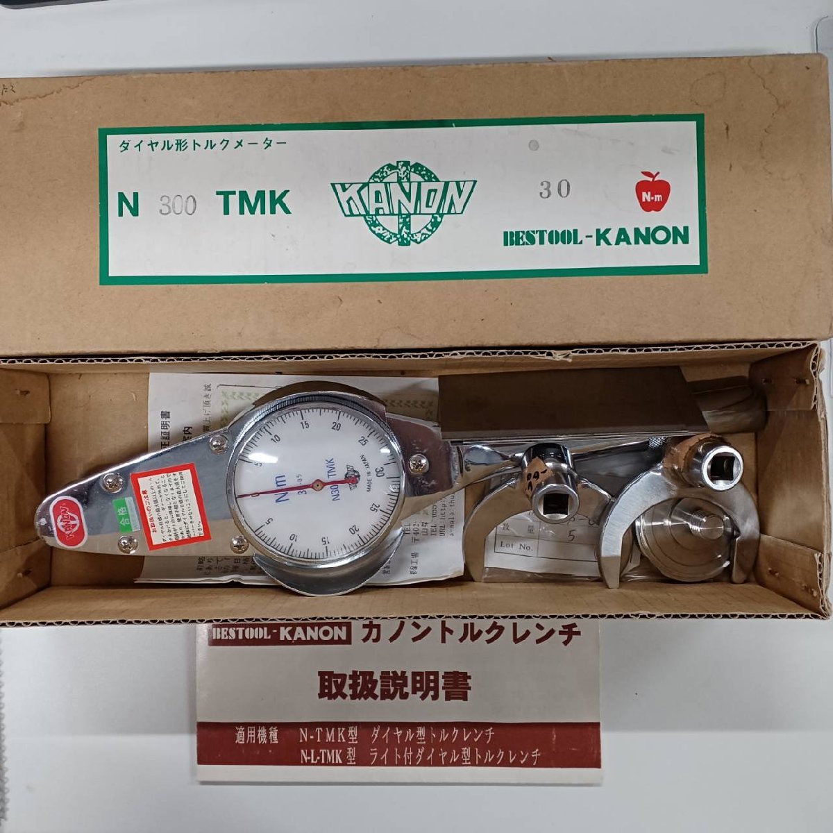 【中古】N300TMK カノンインジケータダイヤル形トルクレンチ (株)中村製作所 A-018拍卖