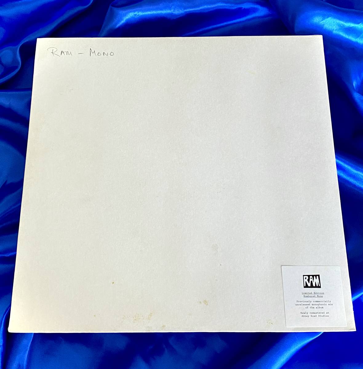 新品未開封 SEALED/MINT ★Paul McCartney / Ram (初MONO MPL公式 希少限定盤) ●2012年発売(HRM-33452-01) ポールマッカートニー ラム 拍卖
