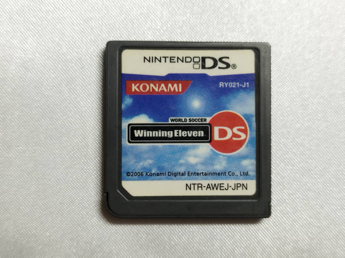 中古品/欠品有り ニンテンドーDSソフト ワールドサッカー ウイニングイレブン DS 箱説なし拍卖