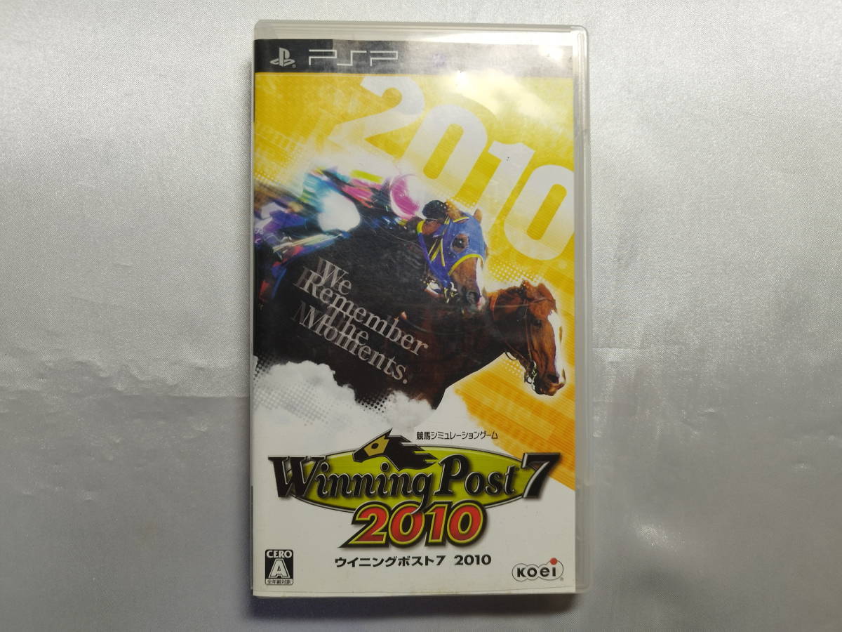 中古品/欠品有り PSPソフト ウイニングポスト7 2010 説明書欠品拍卖