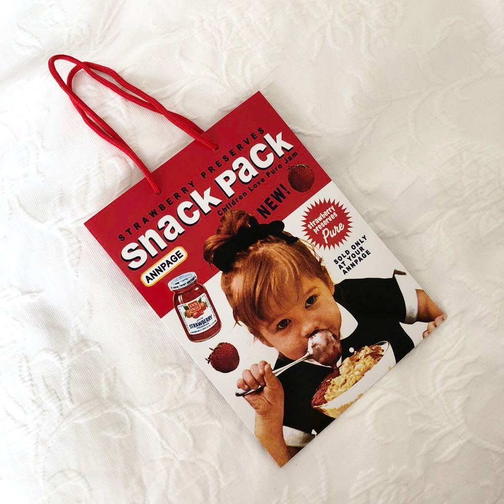 ★新品★女の子ストロベリー柄★ショッパー★ショップ袋★手提げ袋★紙袋★手さげ袋★ラッピング袋★包装★トート★エコバッグ★ギフト★赤拍卖