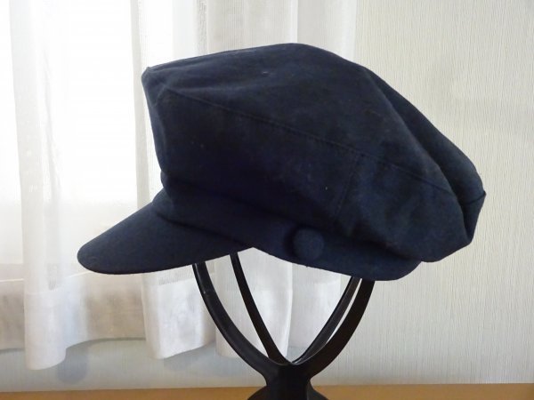 ↓Urban Research↓レディース・ガールズ キャスケット 紺色帽子 サイズ57・5cm キャップ 帽子 麻使用拍卖