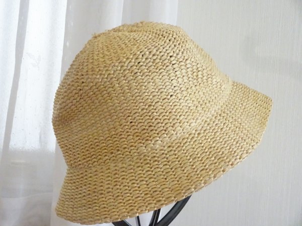 ◯エメラルドブルー◯レディース・ガールズ レーヨン バケットハット サイズ58cm キャップ 帽子拍卖