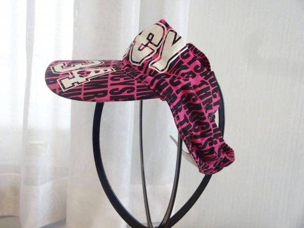 ◯ディっグアップ◯キッズ帽子 女の子 サンバイザー 紫色 サイズ52cm〜56cm キャップ 帽子拍卖