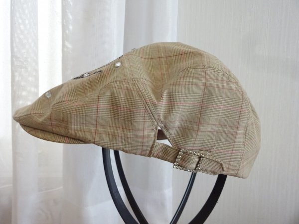 ⊿CHOOP⊿レディース・ガールズ チェック柄 ハンチング サイズ56cm キャップ 帽子 大同 スタイルハット拍卖