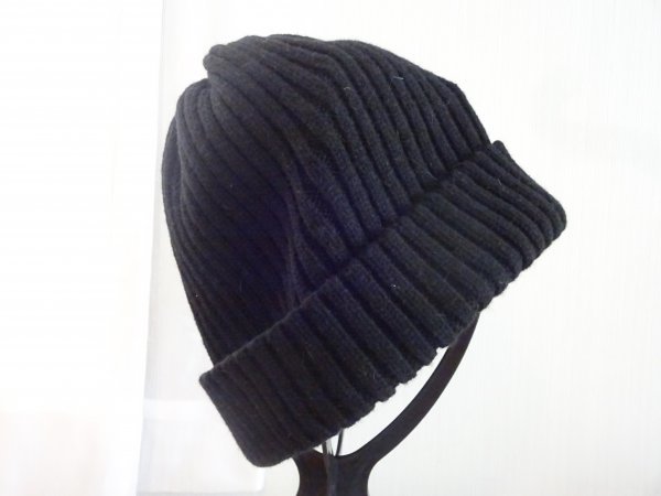 【603 MIDWEST】男女兼用 黒色帽子 ニット帽 サイズ57cm〜59cm キャップ 帽子 日本製拍卖
