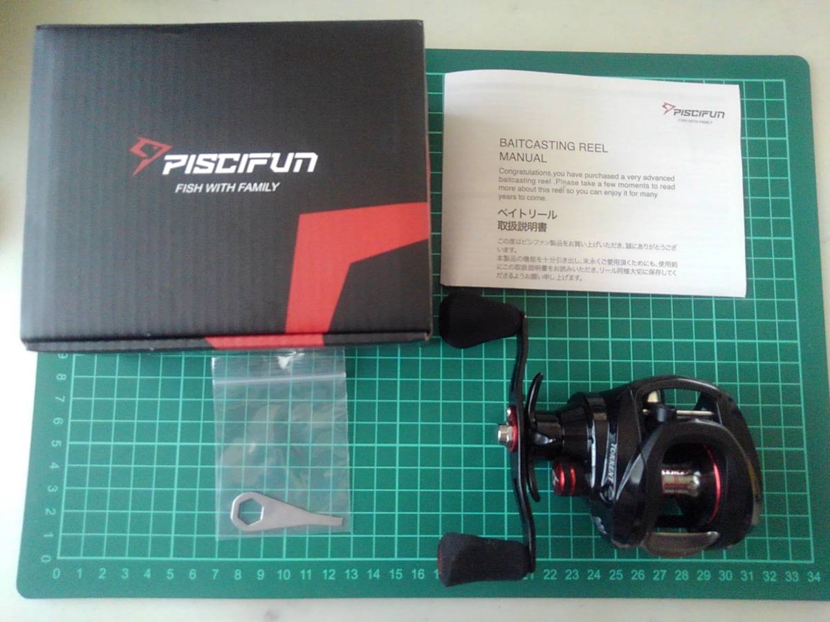 Piscifun Torrent ピシファン トレント 左ハンドル 5.3:1 検) 低ギヤ クランキング ジャーキング タイラバ 岸ジギ 拍卖