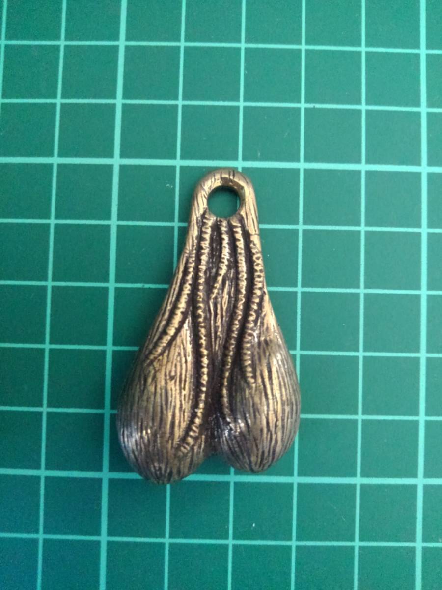 送料無料 真鍮製 トラックナッツ 検) 自転車 軽トラ 軽自動車 原付 キーホルダー ワレットチェーン 拍卖