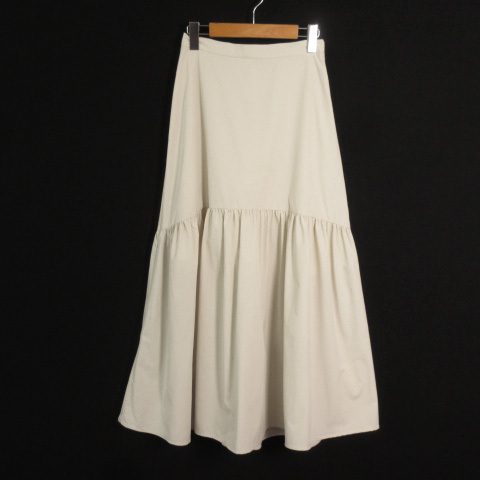 ローリーズファーム LOWRYS FARM ラウンドティアードスカート F アイボリー レディース拍卖