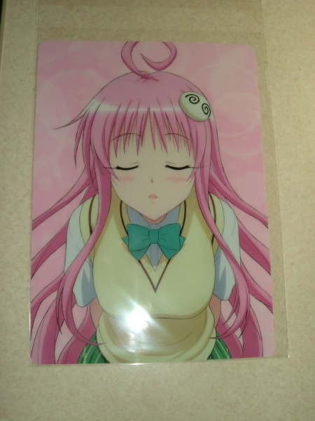 ToLOVEる とらぶる ドキドキ臨海学校編 非売品 下敷き ララ・サタリン・デビルーク&西連寺春奈拍卖