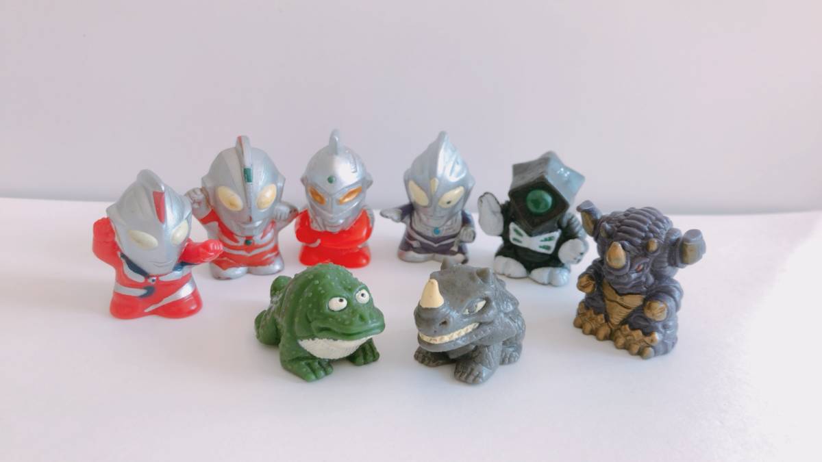 円谷プロ ウルトラマン シリーズ ミニソフビ(指人形)8体拍卖