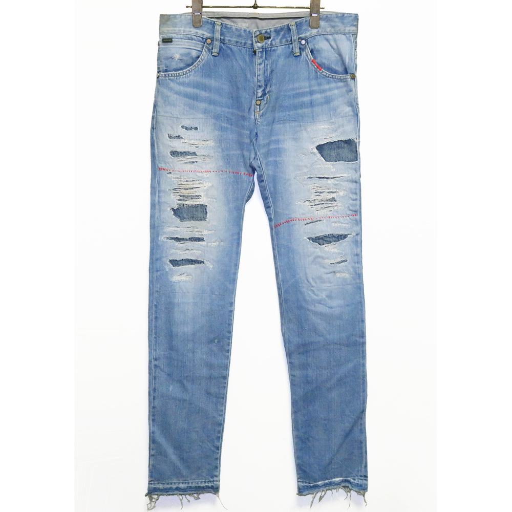 FACTOTUM 13AW ヴィンテージリメイクデニムパンツ 30 定価66,000円 ファクトタム拍卖